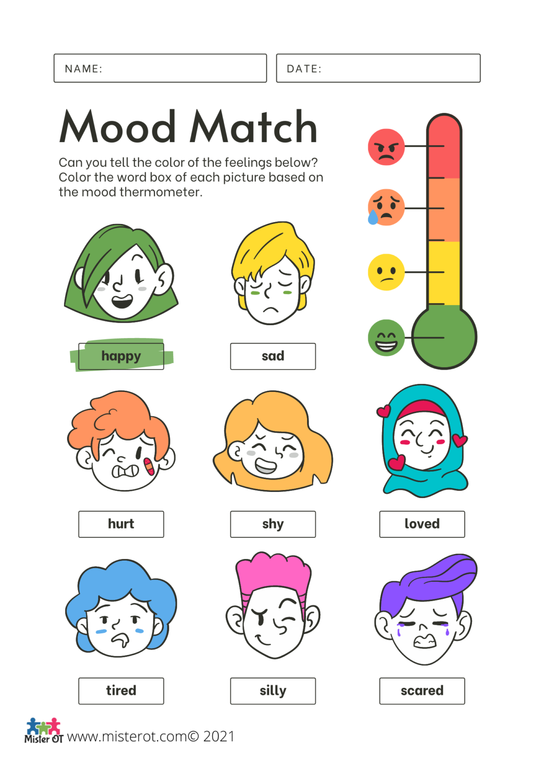 Sensory/Emotional Regulation